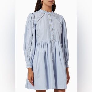 Y.A.S Kenora Embroidered Mini Shirt Dress
